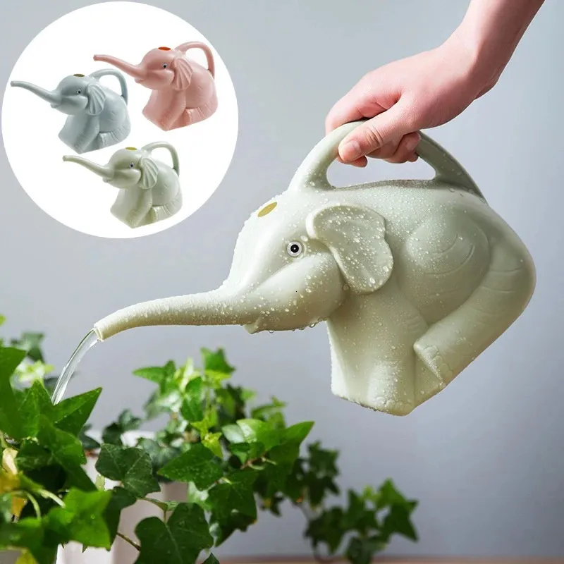 Elephant Shaped Watering Can - Garden Museum