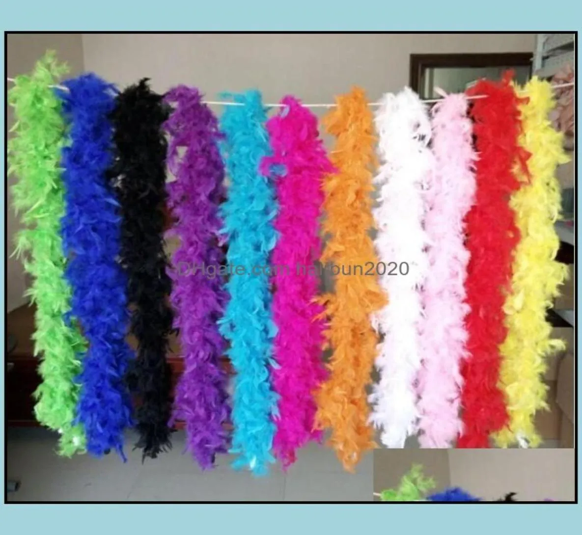 Other Event Party Supplies Festive Home Garden Drop Delivery 2021 Turkey Large Chandelle Marabou Feather Boa Wedding Ceremony Boas1348555
