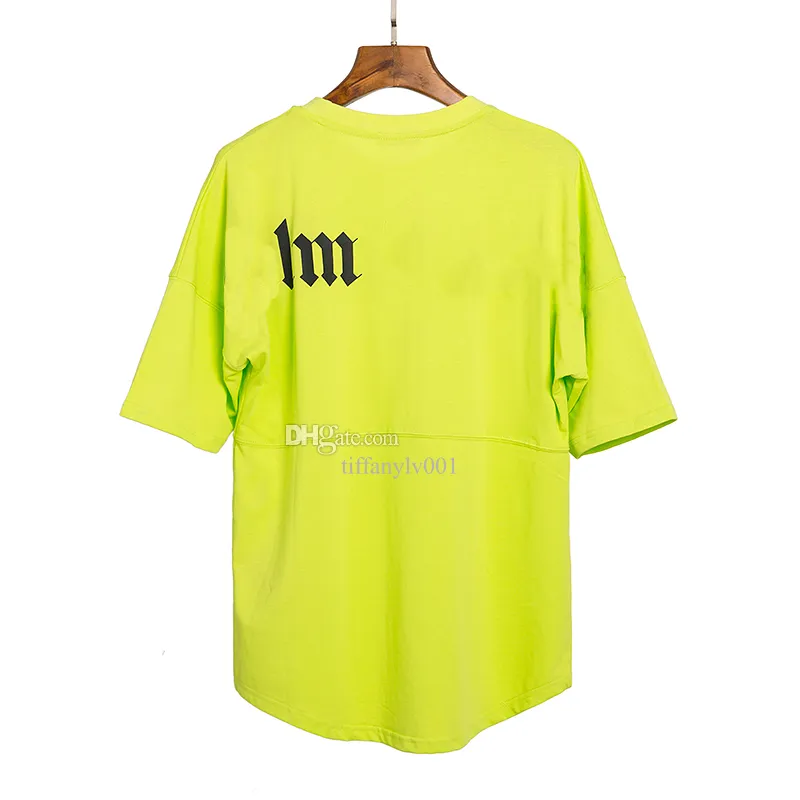 Mens Palms Bat Sleeve T Designer Letter PA Graphic Tees Fashion Womens Angels Summer Street Hip Hop Polo Shirt E90L