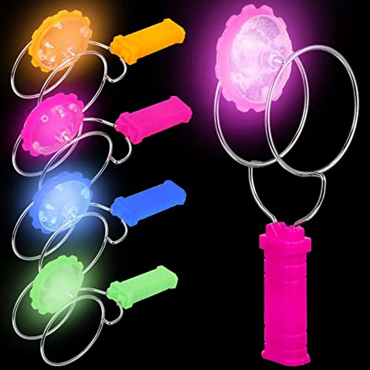 LED Magnetic Gyro Wheel - Light Spinner Toy