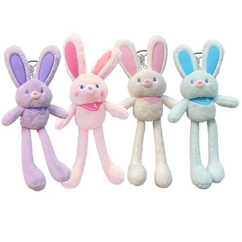 Bambole di peluche Pull The Rabbit Basket Stuffers Portachiavi Up Toys Soft ie Giocattolo antistress Compleanno 230427