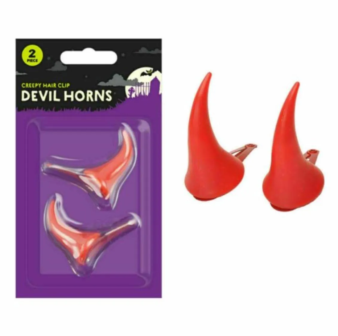 Devil Red Horn Hair Clip Party Dekoracja Halloween Fancy Dress Fryzura Cosplay Props6201990