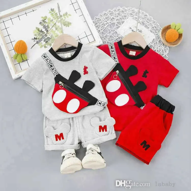 2024 Summer Kids' Designer Clothes Baby Tracksuit Outfits: Children's  Fashion Cartoon T-Shirt and Shorts 2-Piece Set for Boys and Girls, Toddler 