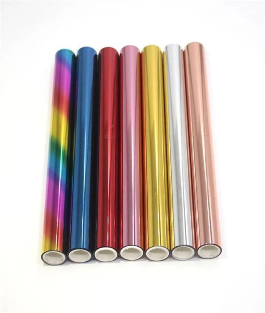 Present Wrap Toner Reactive Foil av laserskrivare och laminatoröverföringsark 5MX193CM Rolls Stamping DIY Crafts PO9914411