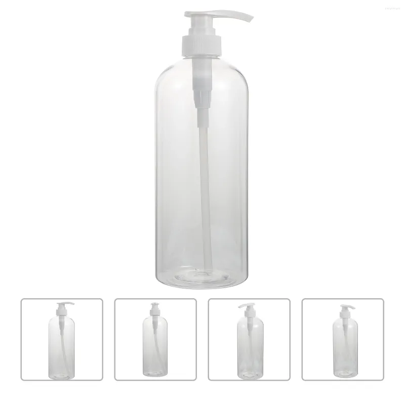 Lagringsflaskor 1000 ml Shampoo Bottle Lotion Press Travel Containers Refillerbar flytande tvål