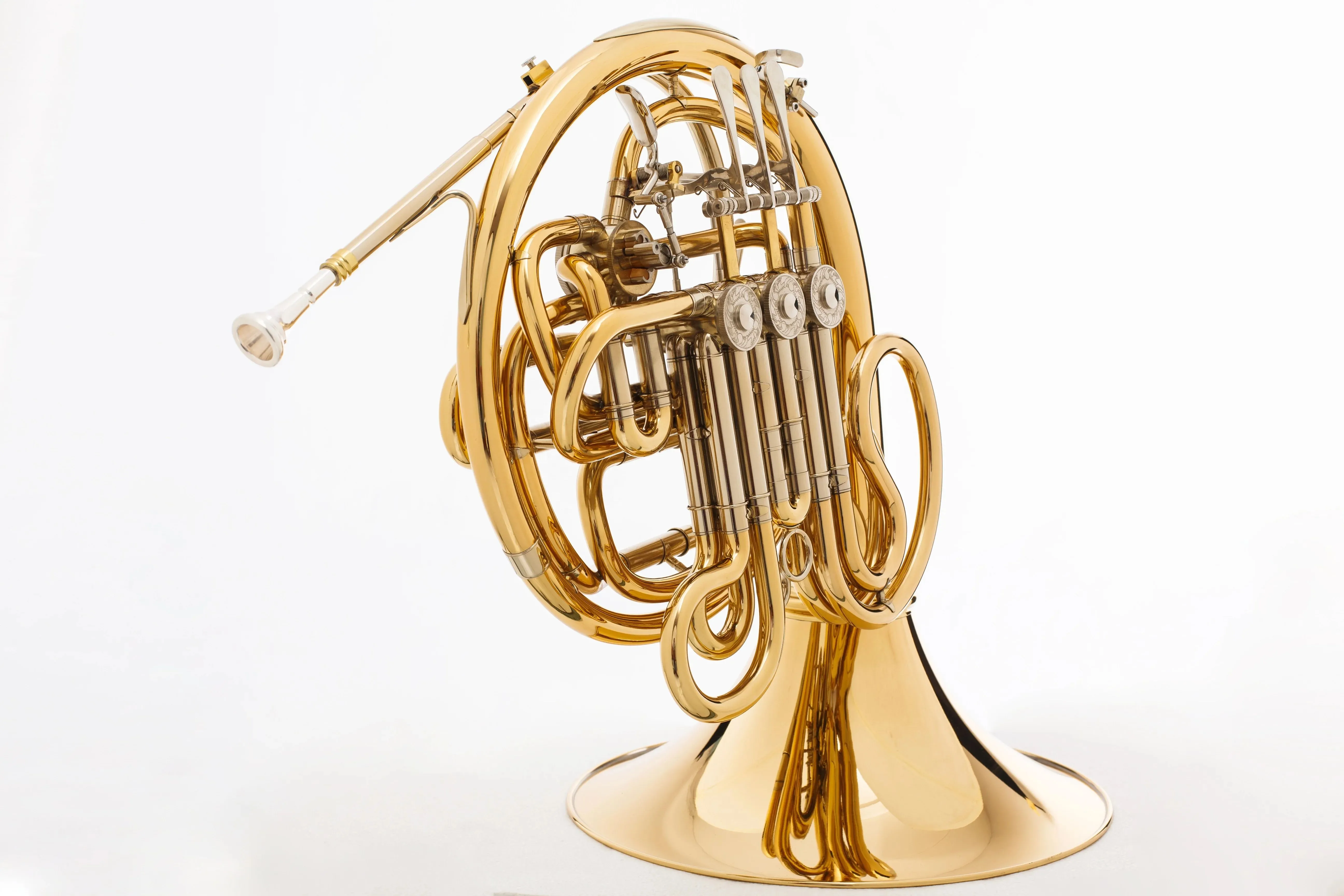 High Quality Cheap Professional Musical Instrument 4 key Double French Horn