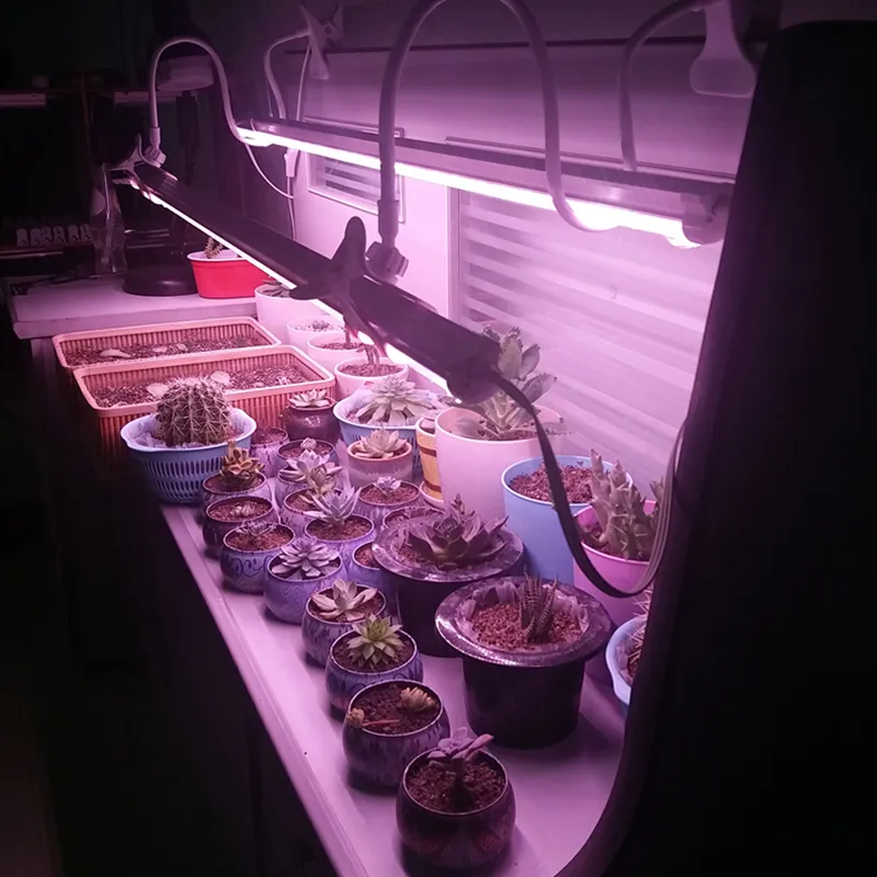 LED Grow Light Full Spectrum 36W Plant Lighting Fixtures Groging Lights Panel Aluminium indoor Greenhouse T8チューブガーデン用UV/IRで作られたアルミニウム