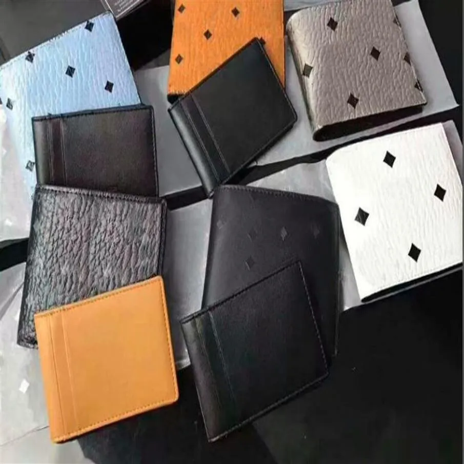 Classic Korean High Quality Leather Wallet Short Style Men and Women Large Capacity Credit Card Case 8021278E