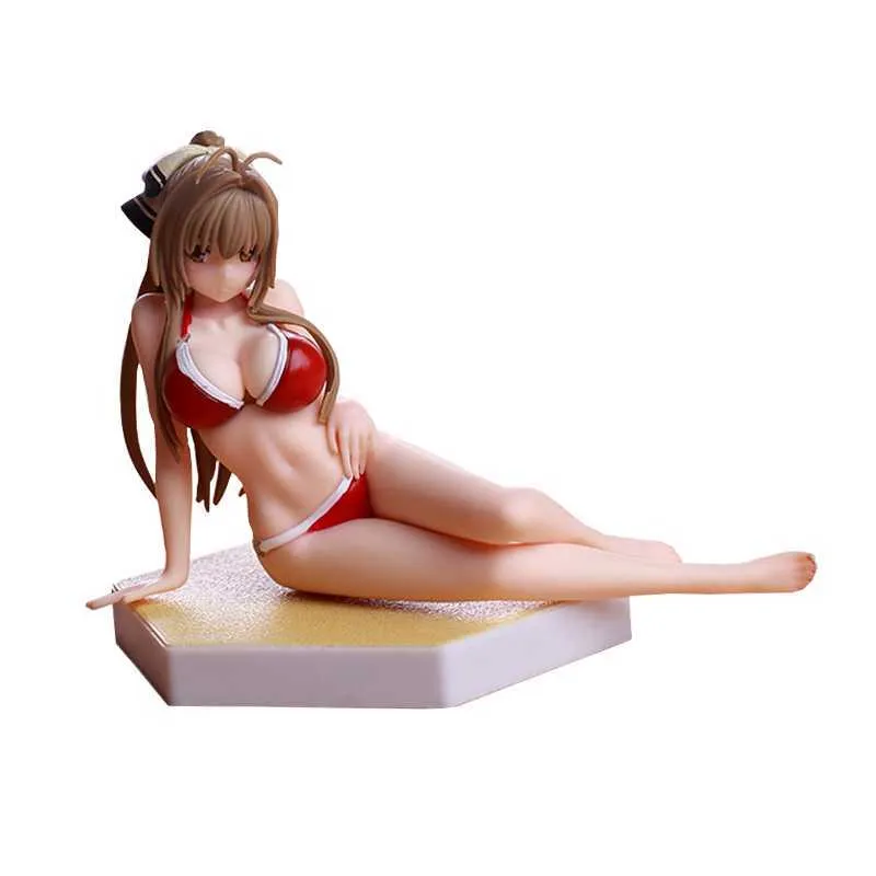 Anime Manga 9Cm Amagi Brilliant Park Swimwear Sento Isuzu Anime Action Figure Garage Kit Desktop Decoration Collection Model Ornament Toys Z0427