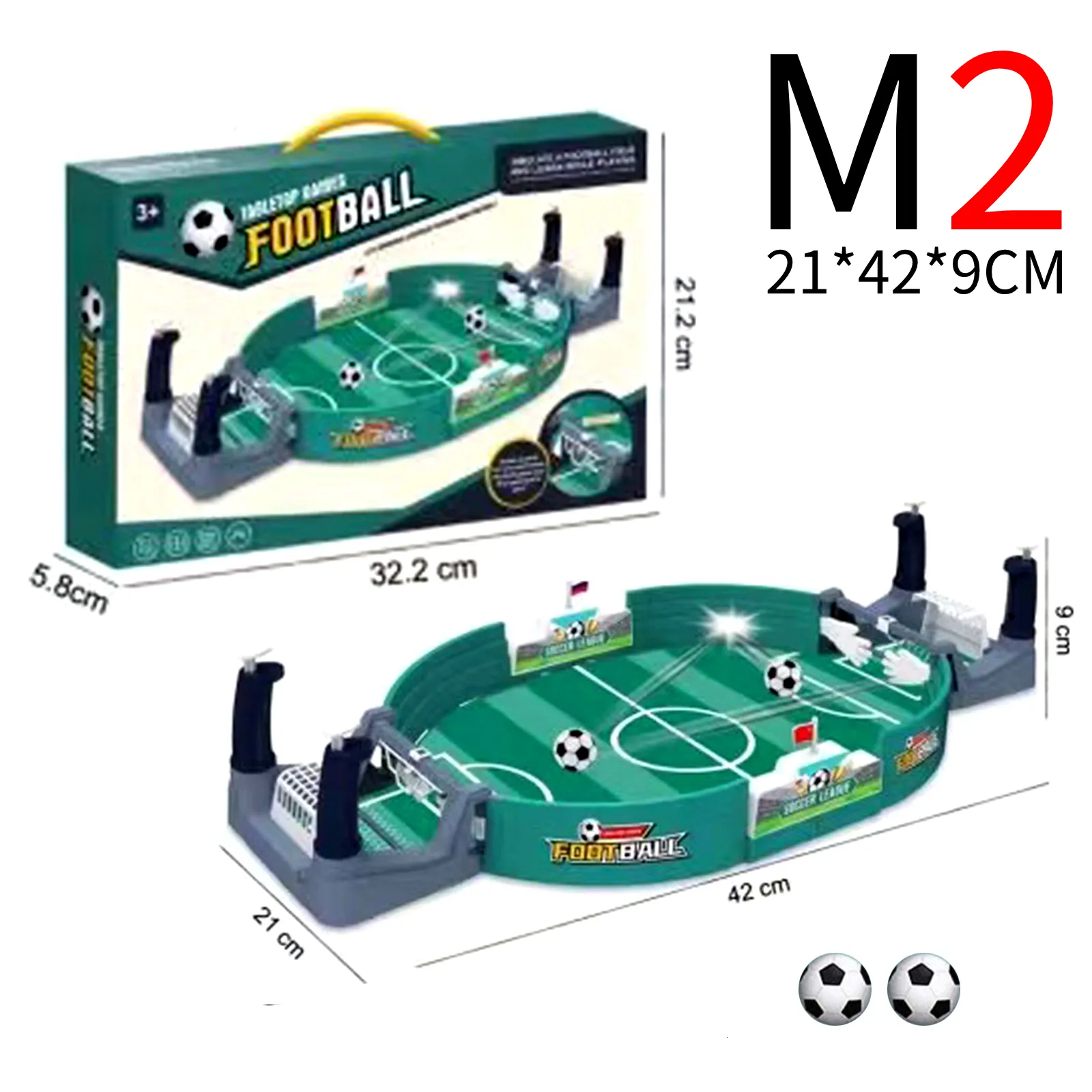 Jeu interactif Produits pour enfants Cadeau vert pour enfants Mini Jouet de  table de football