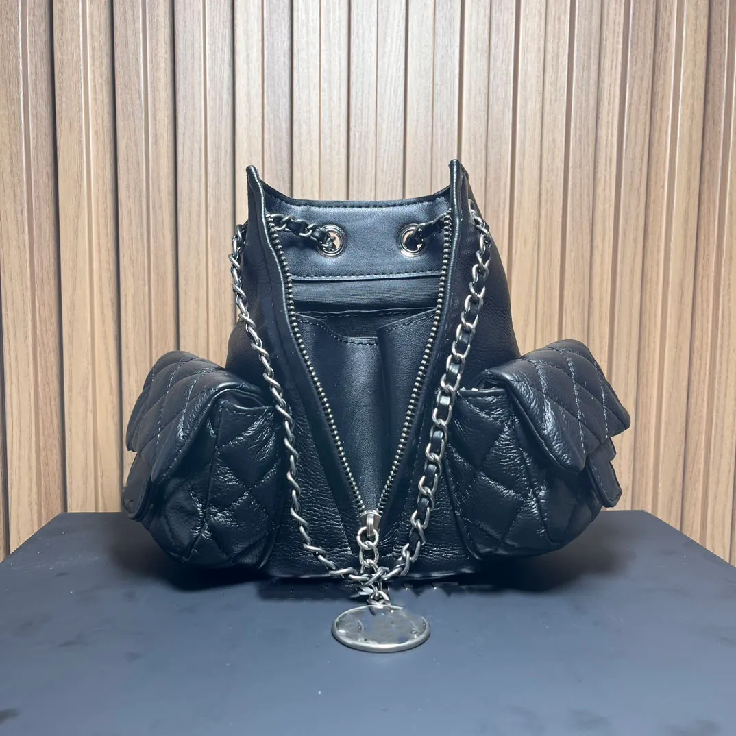 Güzel küçük atık çanta zinciri çantası şık retro sırt çantası inek derisi kurbağa çantası rahat ve çok yönlü batı tarzı