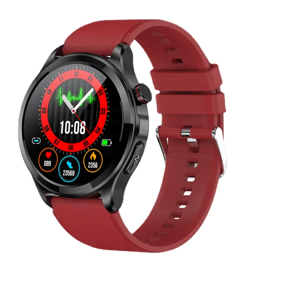 Smart Watch Men Fitness Tracker Meter Thermometer Health Bekijk nieuwe Bluetooth Call SmartWatch