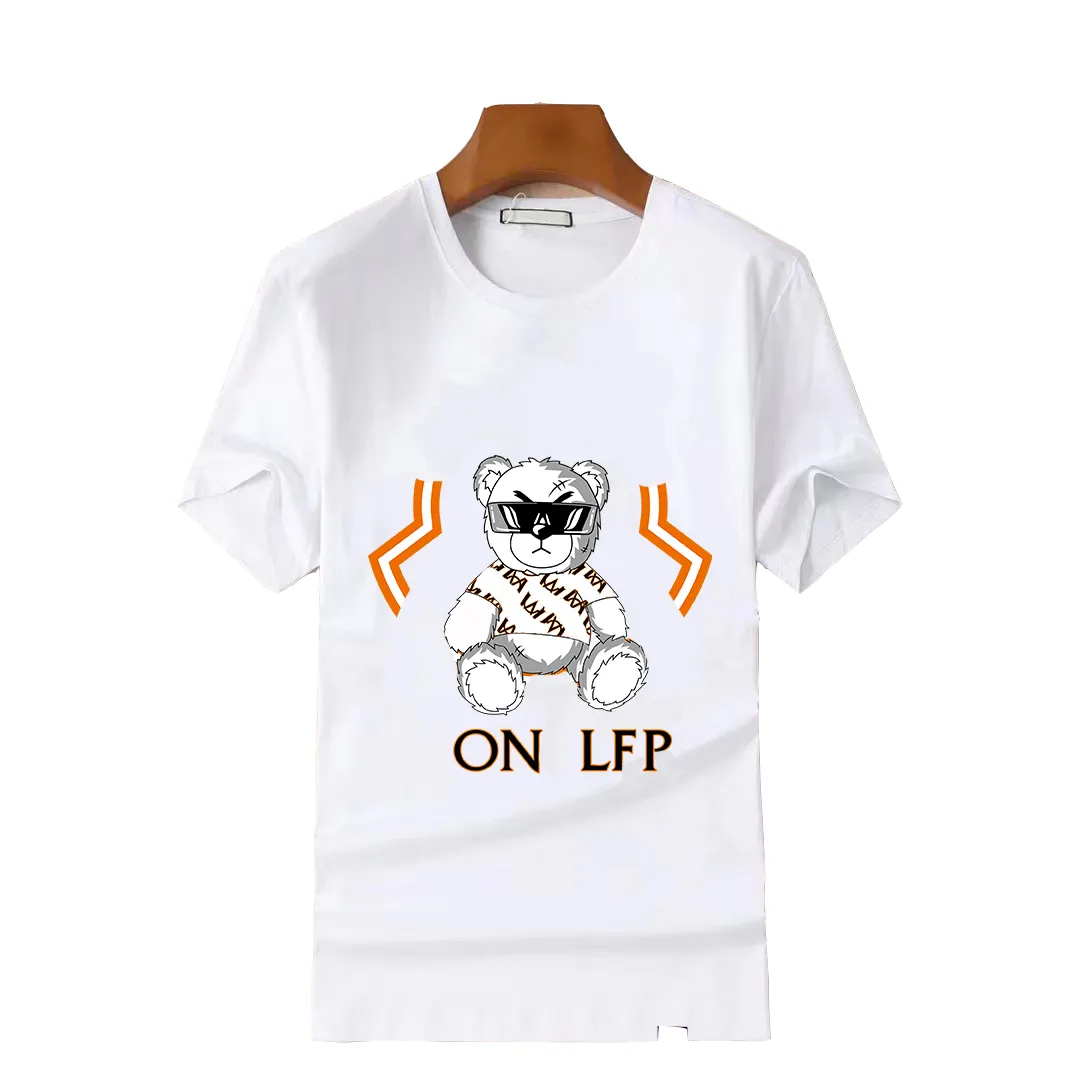 T-shirt da uomo T-shirt da donna T-shirt da donna T-shirt Abbigliamento Top Camicia da uomo casual da lettera Abbigliamento di lusso Polo Abbigliamento manica T-shirt Bur M-3XL tn