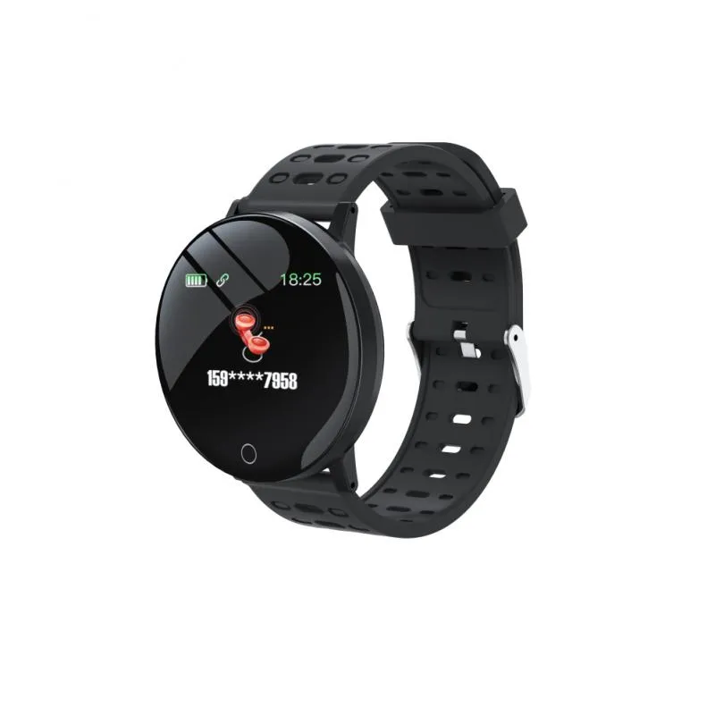 1,44 tum Smart Watch 119 Smart Watch Fitness Smartwatch Bluetooth-kompatibla män Kvinnor Smart Band