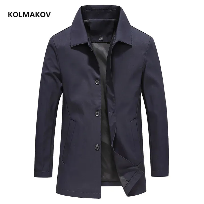 Herren Trenchcoats Ankunft Frühlingsmode Mantel Männer hochwertige Trenchcoat Männer Herbst Herren Freizeitjacken Größe M-4XL 231127