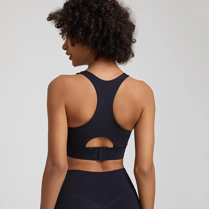 Adjustable Back Yoga Sports Bar With Medium Support And High Neck Crop  Longline Sports Bra Tank For Women Perfect For Gym, Running, And Workouts  From Hebaohua, $17.21