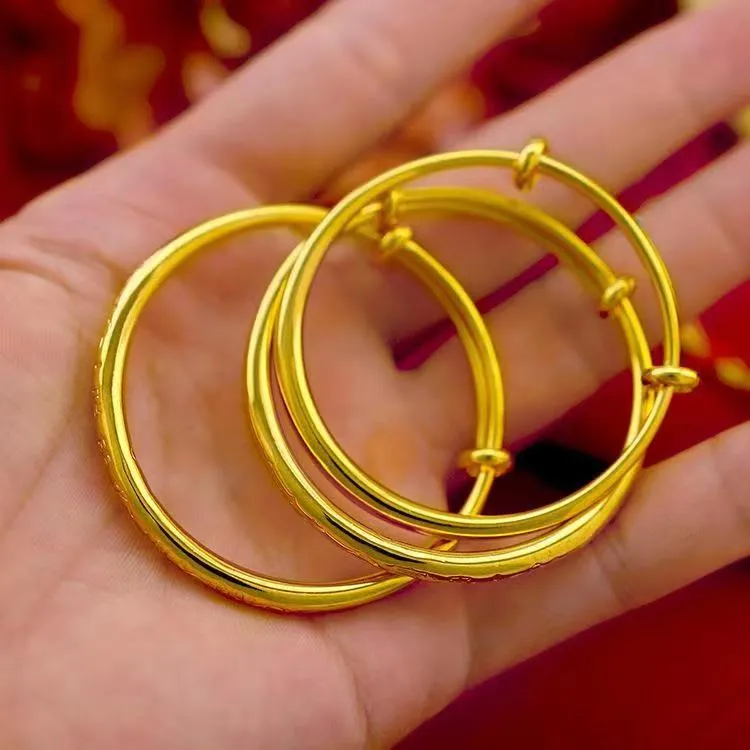 Baby Full Moon Child Baby Children Gold Euro Gold Bracelet Gold