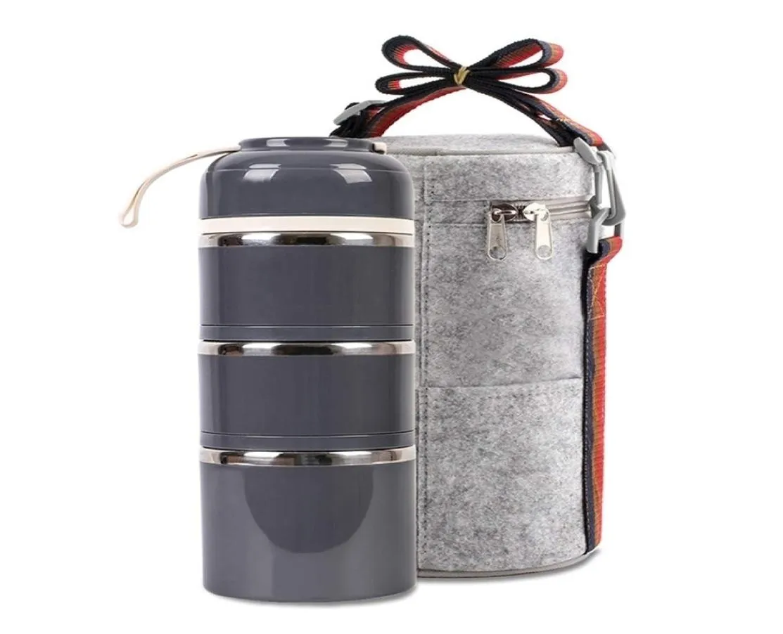 3 Layer Stainless Steel Lunch Box