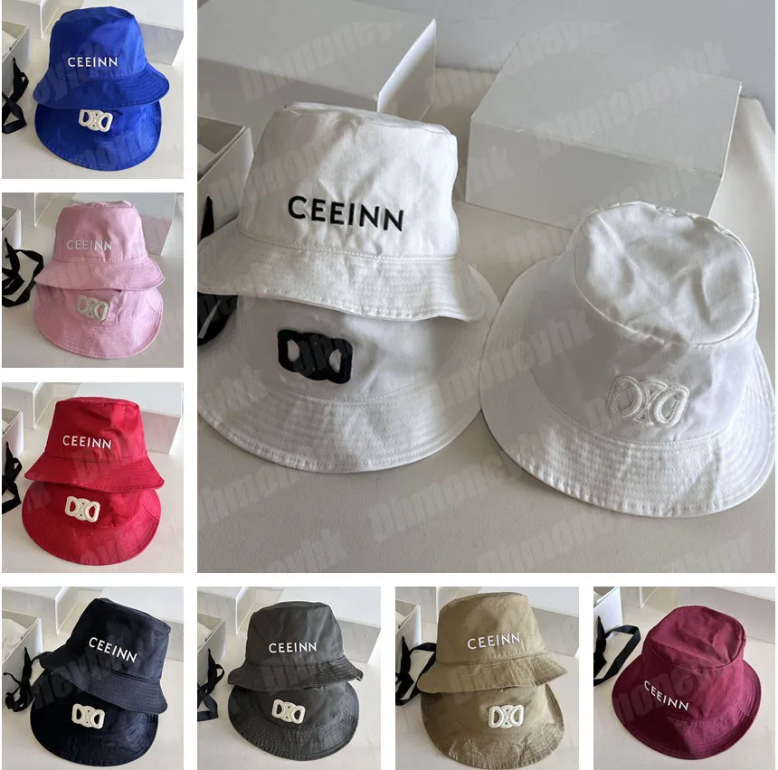 Fashion Designer Men Women Bucket Hats 10 Colors Yarn Dyed Fitted Fedora Woman Designers Bonnets Wide Brim Summer Bucket Hat Luxury Caps