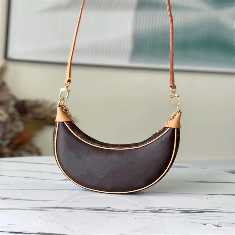 Luxe Designer tassen handtas vrouwen Boodschappentas Schoudertas hoge kwaliteit mode dubbele Ketting dubbele schouder crescent bag croissant knoedel tas klassieke stof