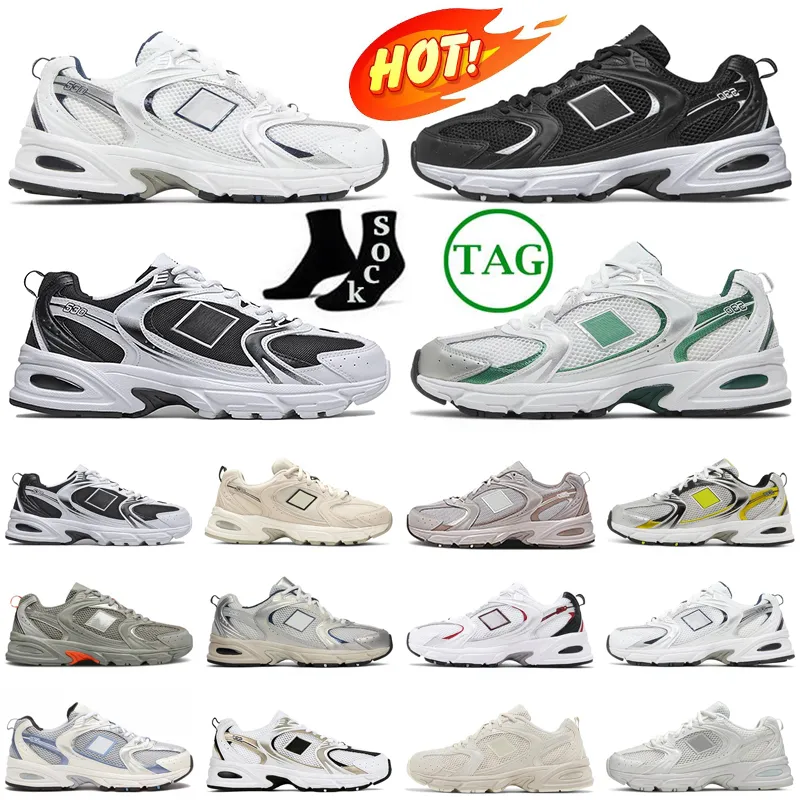 NIEUWE BALENCE 530 sneakers hardloopschoenen voor mannen Women Wit Silver Navy Geelblauw Zwart groene ontwerper Nieuwe Ballence 530s Dhgates Outdoor Trainers Jogging Maat 36-45