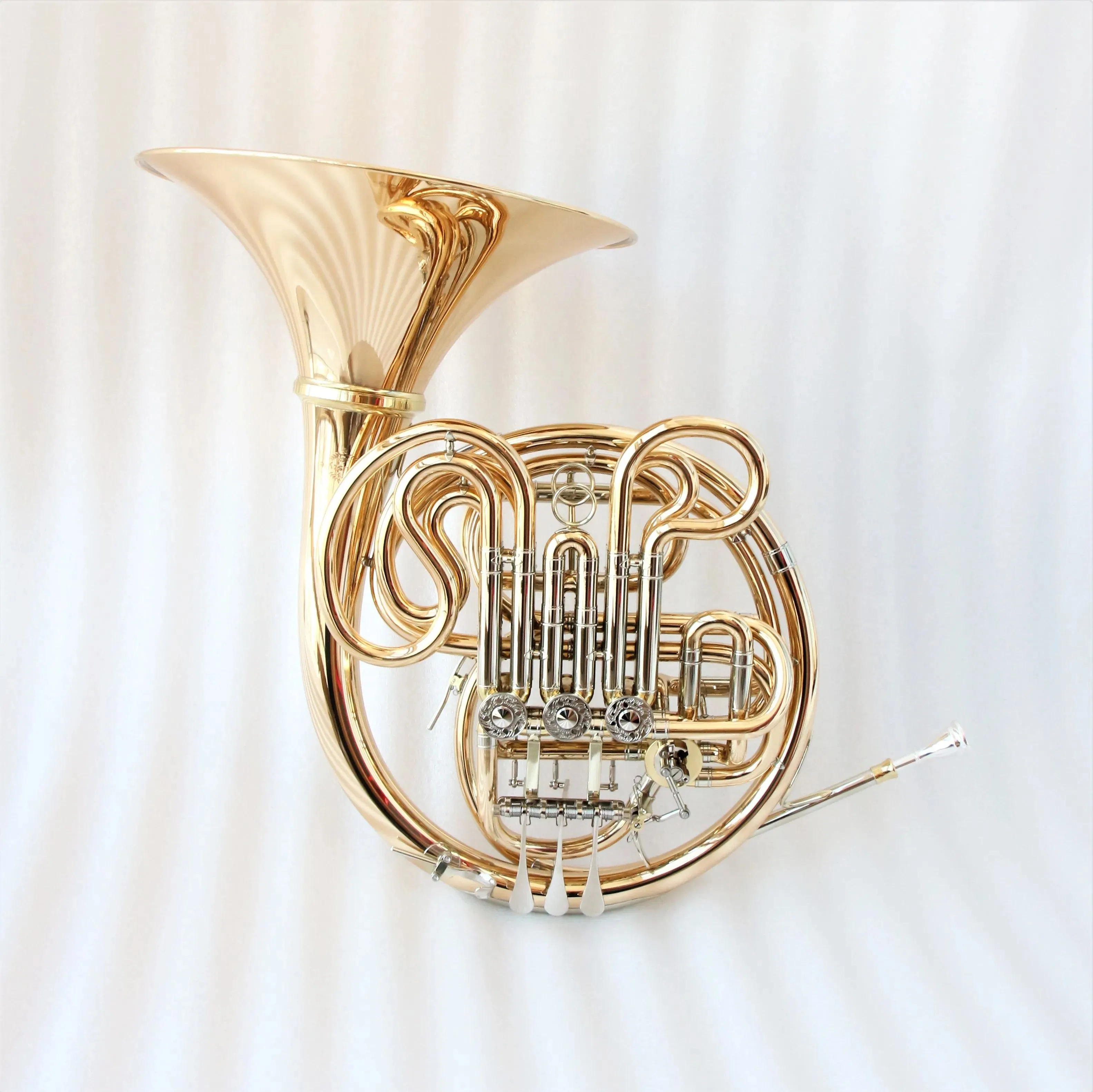 First class 103 style double french horn full gold brass french horn professional level best cost performance french horn