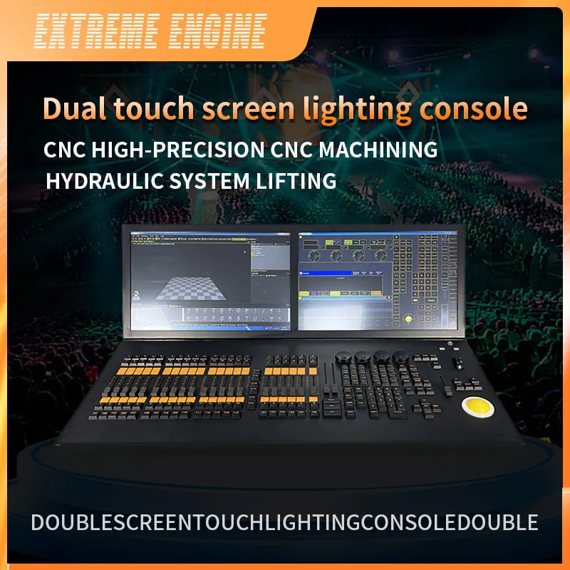 Contrôleur DMX Grand MA2 Console de lumière Contrôle d'éclairage de scène Grand MA Stage Light DMX512 Commande DJ Équipement avec Flightcase nouvelle console d'éclairage