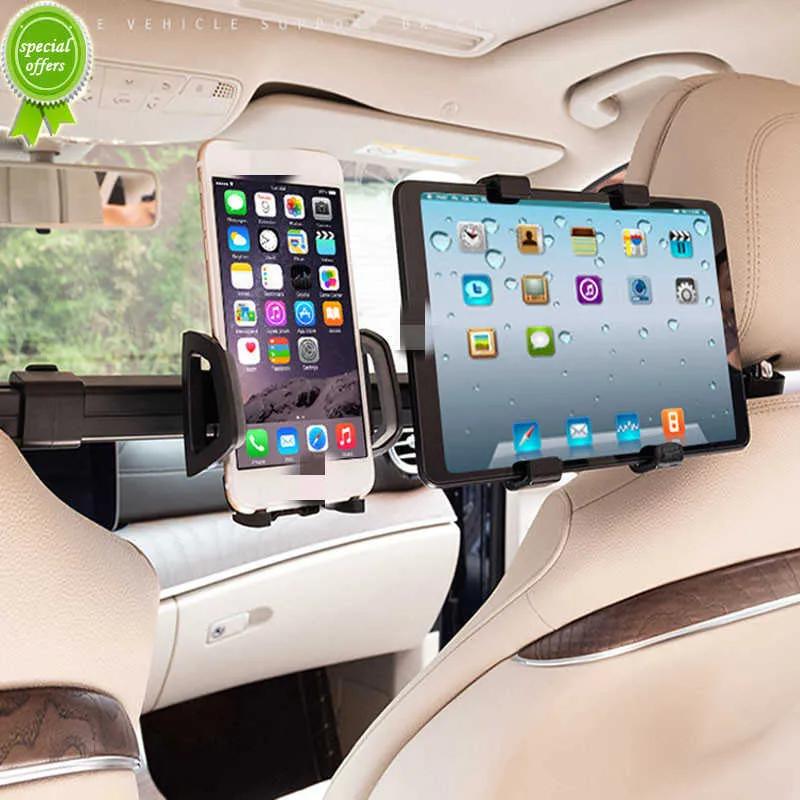 Nouveau 2 en 1 voiture tablette PC support de téléphone support universel 360 degrés siège arrière appui-tête support de support pour iPad tablette support de téléphone