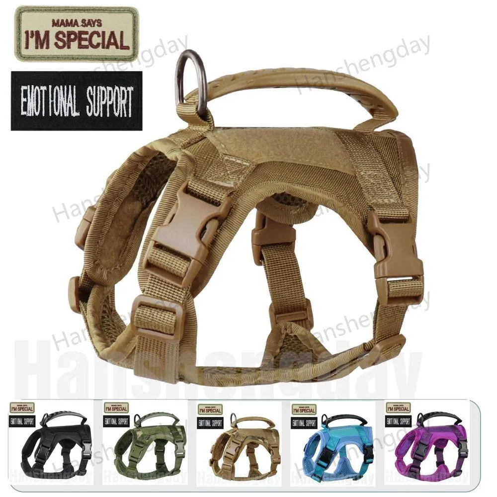 Vêtements Nylon Tactical Cat Harness Test pour la marche Échappement Épreuve Réglable Mesh Soft Pet Vest de gros chats adultes Vêtements de poitrine Small Dog