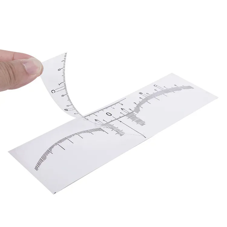 Microblading Disposable Eyebrow Ruler Sticker Tattoo Tools Measurement Permanent Makeup Cosmetic Tattoo Eyebrow Stencils Tattoo Accessories