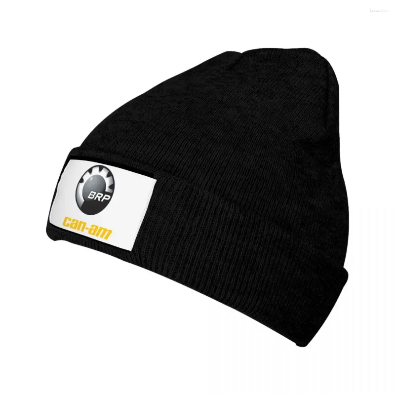 BERETS BRP ATV LOGO BONNET HATS VIT DESGIN KNIT HAT Män kvinnor Retro Varm beanie Autumn Winter Outdoor Sport Tryckta mössor