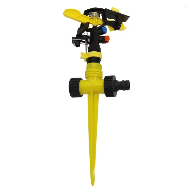 Watering Equipments Adjustable Spiked Rocker Sprinkler Garden Agriculture Nozzle Lawn Irrigation 360 Degrees Rotary Jet