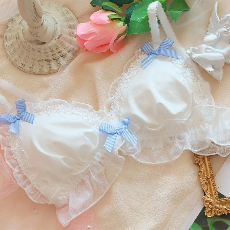 Lolita Girls Lace Bra And Panties Set Back Cute And Comfortable