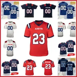 Montreal Alouettes Football jersey Chandler Worthy Cody Fajardo Austin Mack Kaion Julien-Grant Caleb Evans Mens Custom Stitched Montreal jerseys