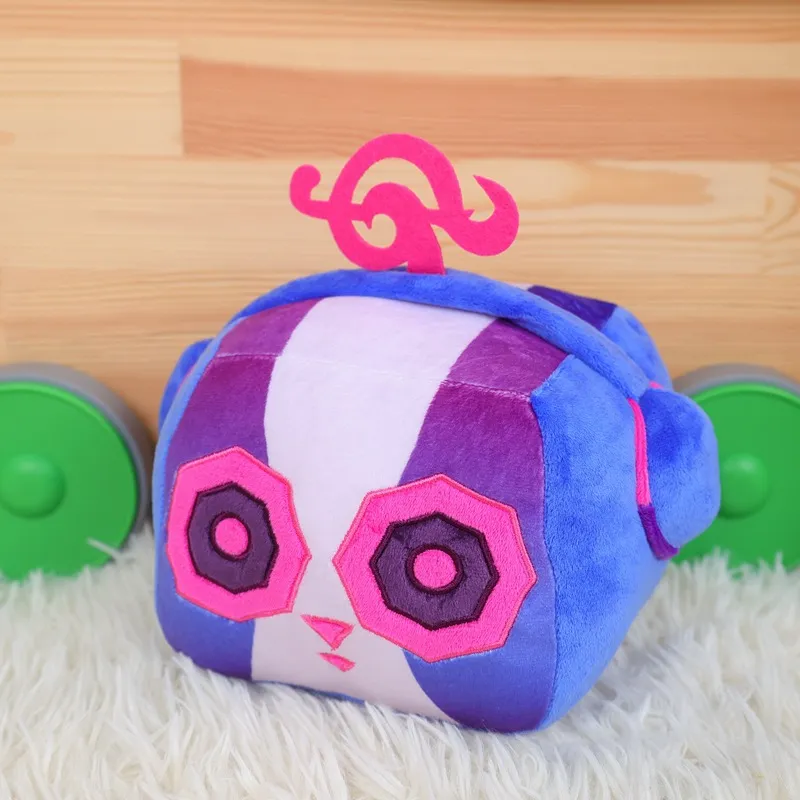 紫色のライオンぬいぐるみ ライオンのぬいぐるみ人形：柔らかいゲームにインスパイアされた