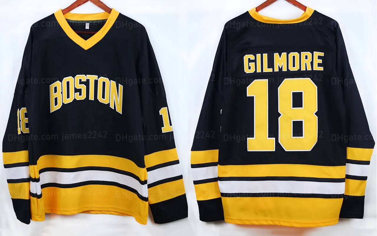 Vintage 18 Happy Gilmore Hockey Jersey Black Movie Men All Size Size S-XXXL