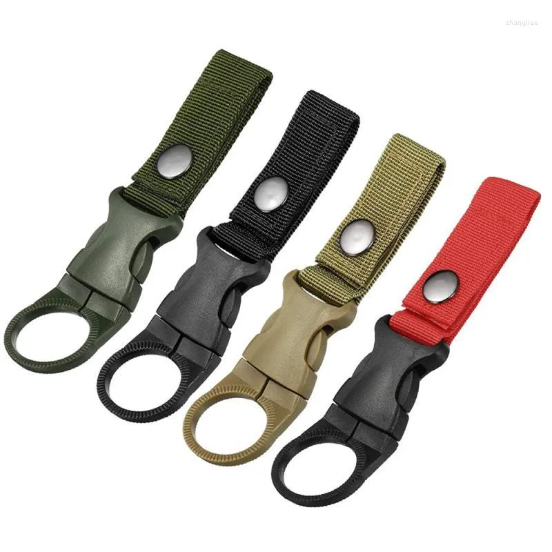 Camp Furniture LKYHS Webbing Backpack Buckle Carabiners Attach Quickdraw Water Bottle Hanger Holder Outdoor Camping Hiking Climbing