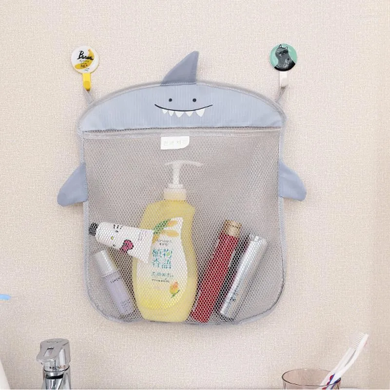 Borse portaoggetti 1PC Cartoon Animal Hanging Household Kitchen Articoli vari per bagno Mesh multifunzionale Contenitore impermeabile Backage