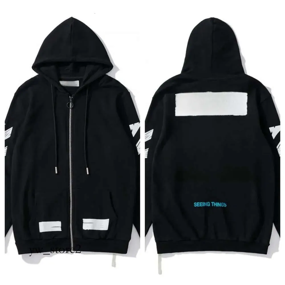 DHgate Mens Off White Pullover Hoodie Cozy Long Hooded Sweatshirt 2024 Fashion Apparel