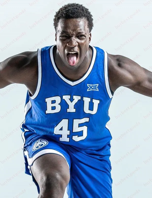 2023 XII BYU Cougars Basketball Jersey Custom Tanner Hayhurst Dallin Hall Nate Webb Fousseyni Traore Jared McGregor Hao Dong Jimmer Fredette BYU