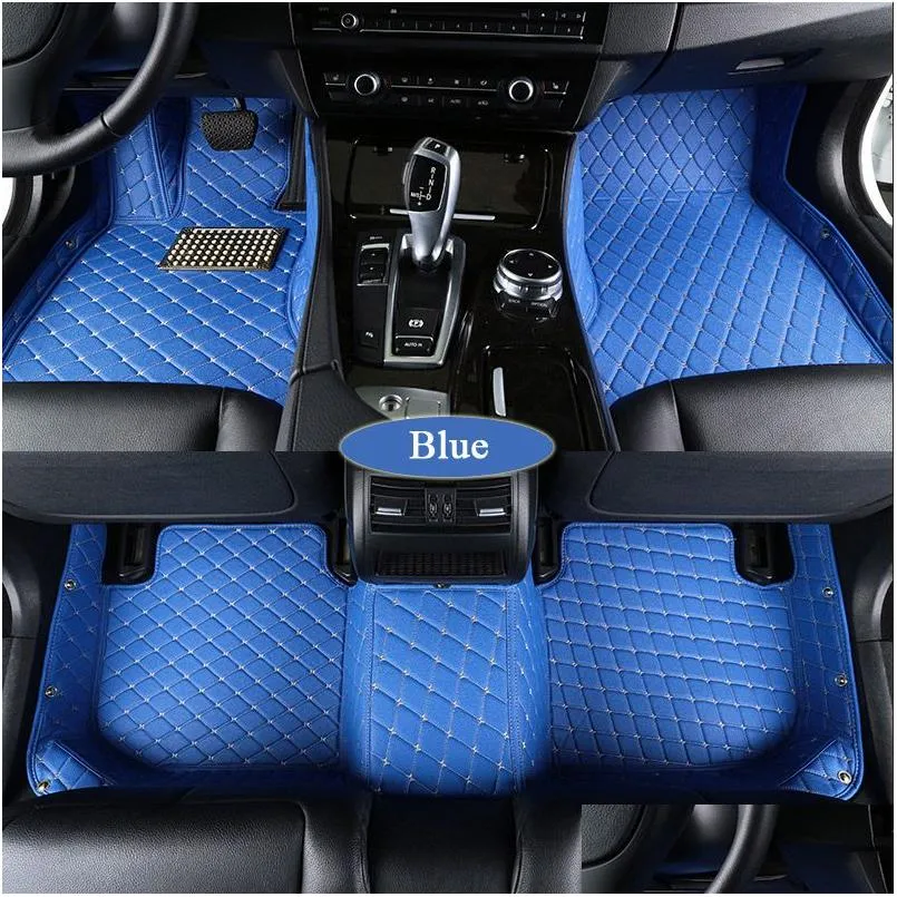 Maty podłogowe dywany niestandardowy samochód dla Honda Fit Crz CRV URV XRV HRV ACCOWA
