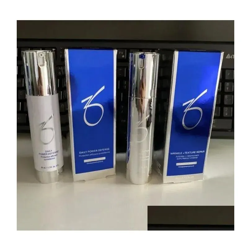 Fragrance grossist Zo Skin Health Daily Power Defense 50 ml Texture Repair Cream 1.7oz Care Face Serum Blue Bottle Lotion Cosmetics Fa Dhnpo