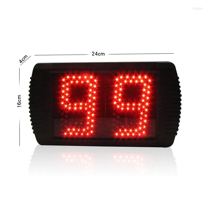 Wanduhren 5 Zoll LED Custom Time 14/24 Sekunden S Clock Countdown für Basketballspiel Portable Timer Court