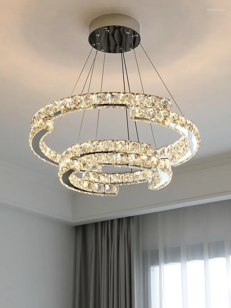 Żyrandole luksusowe chorme dekoracje domowe wiszące lampy do restauracji sypialnia salon Light Luster LUMINE