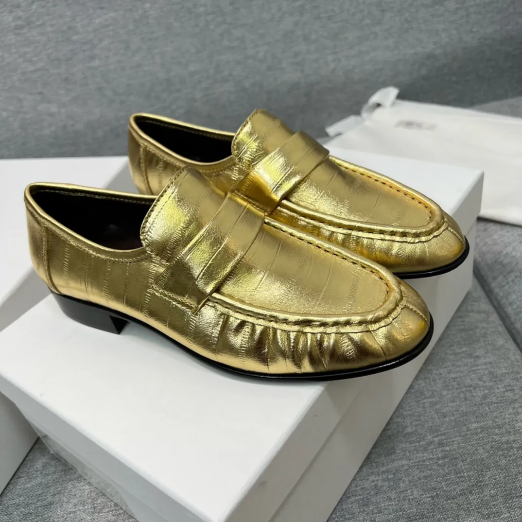 The row パンプス DHgate.com:The Row Women Shoes Ruched-detailed Almond Toe