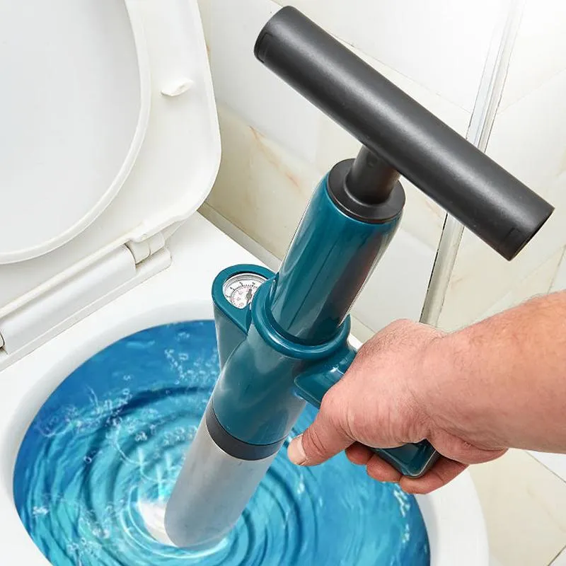 Plungers Toilet Pipe Plunger High Pressure Air Opener Drain Blaster Sink Sinks Suction Cups Remover Toilet Clogged Bathroom Clean Machine