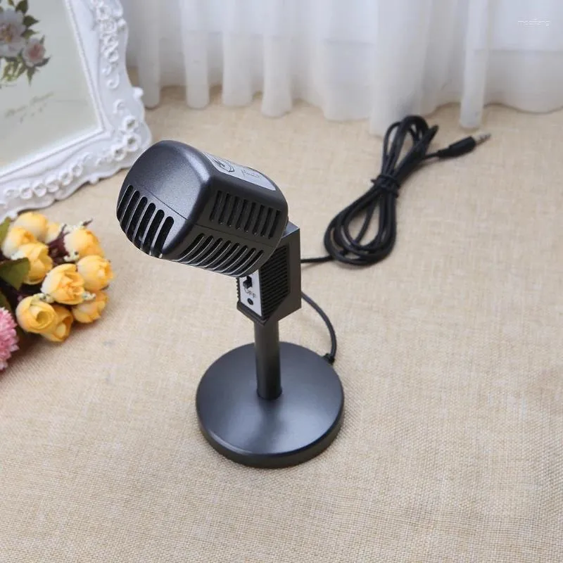 Microphones Professional 3.5mm Podcast Studio Mic Microphone For Skype Desktop PC Notebook