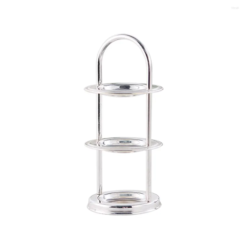 Set di stoviglie Buffet Display Tower Candy Rack 3-Tier Cupcake Stand Vassoio per gioielli da dessert