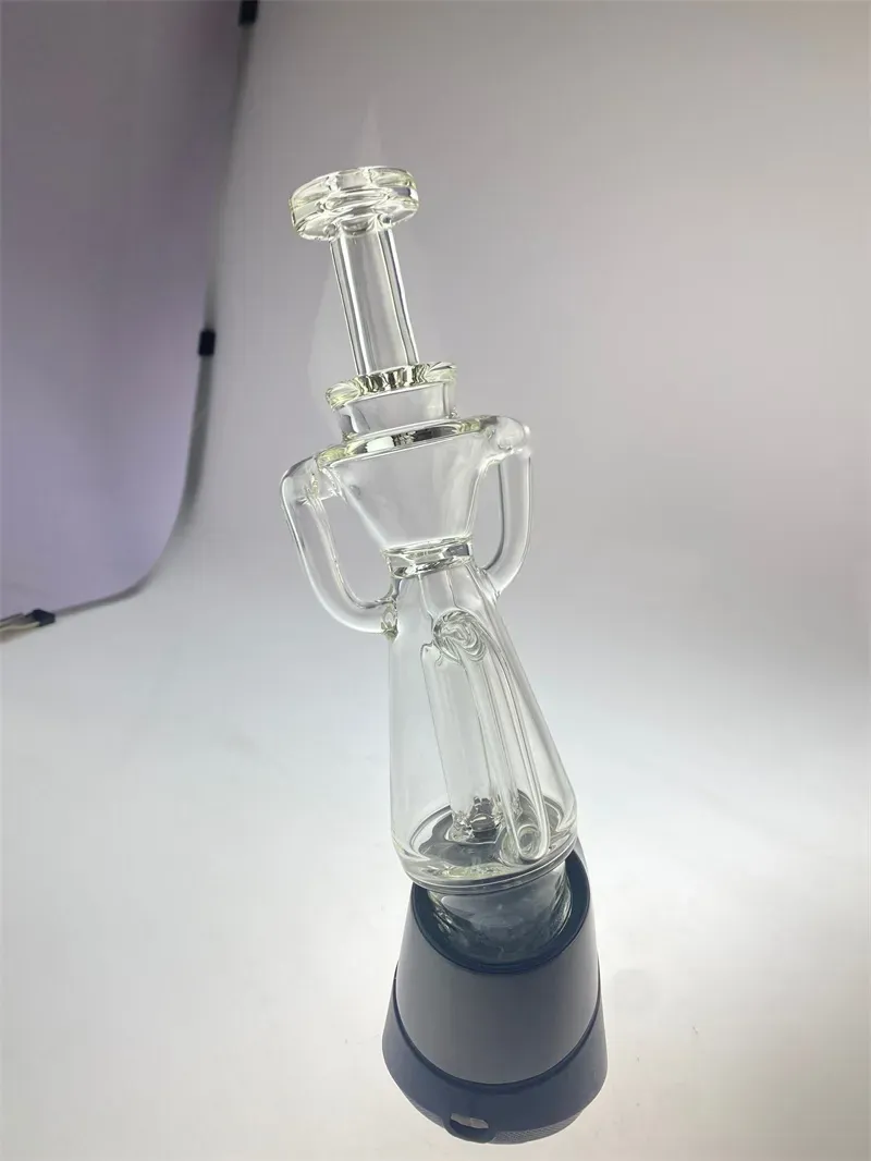 Glass hookah new style clear recycle peak or carta high quantity