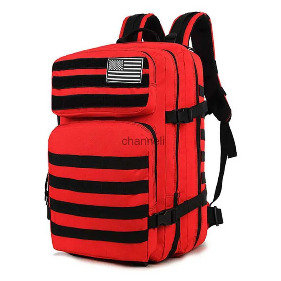 Large Capacity 50L Army Military Tactical Backpack For Men 3P Softback